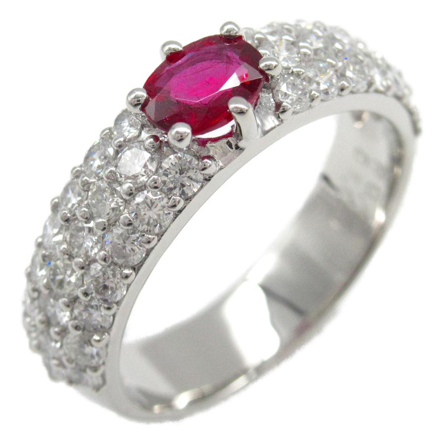 ジュエリー ルビー ダイヤモンド リング ブランドオフ JEWELRY Pt900  