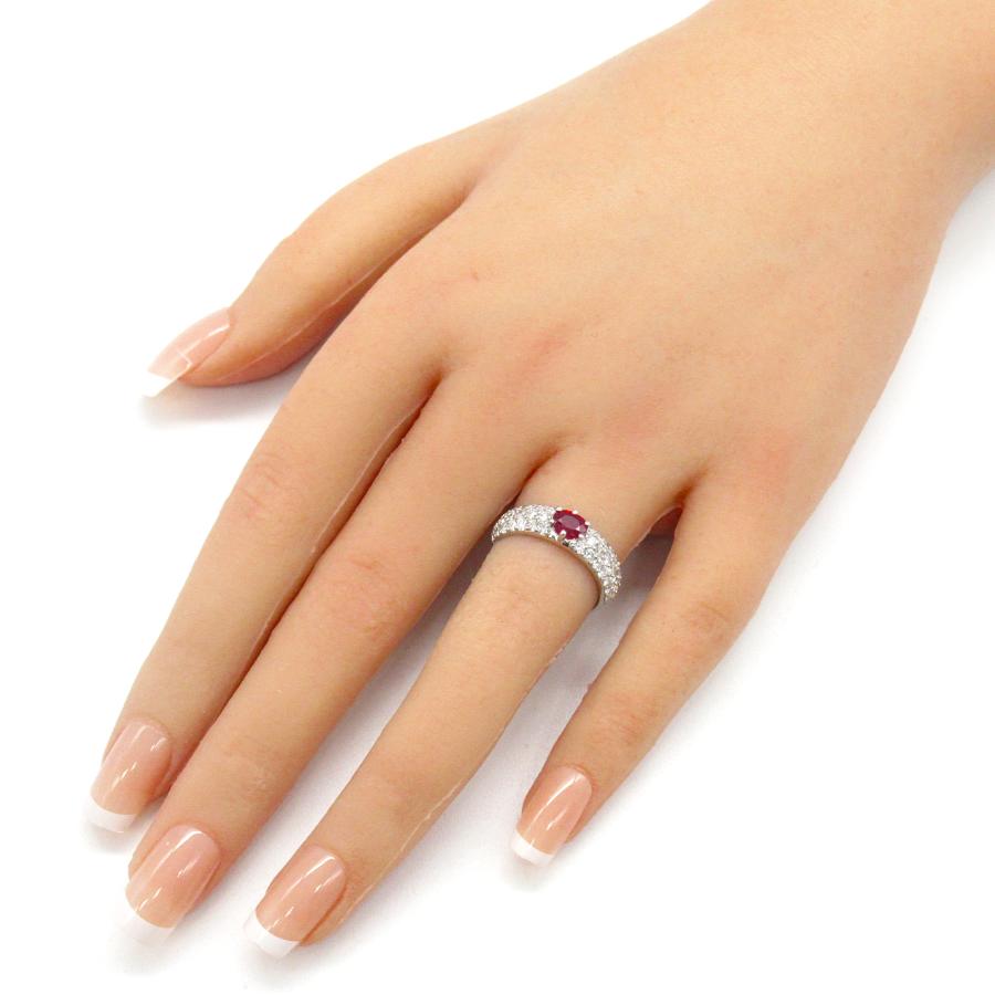 ジュエリー ルビー ダイヤモンド リング ブランドオフ JEWELRY Pt900  