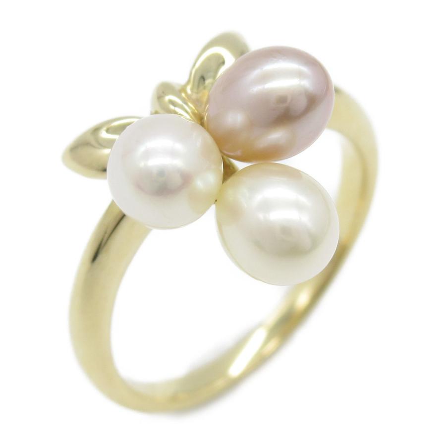 MIKIMOTO（ミキモト） 淡水パール リング ブランドオフ MIKIMOTO K18 