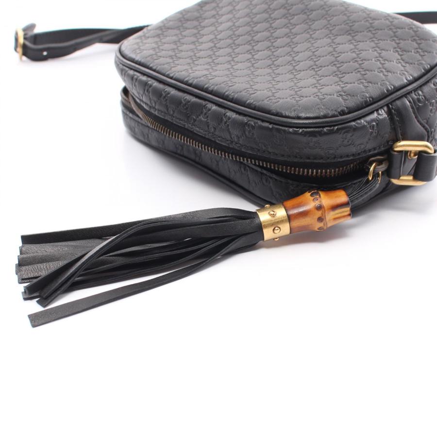GUCCI（グッチ） マイクログッチシマ バンブー ブランドオフ レザー 
