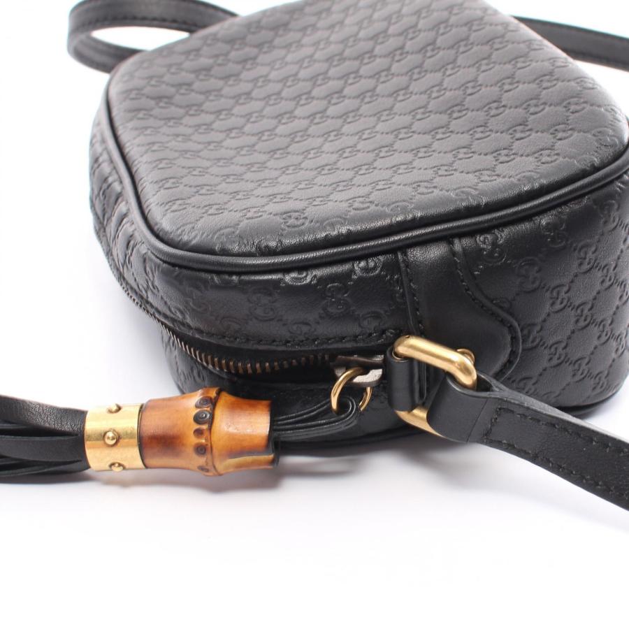 GUCCI（グッチ） マイクログッチシマ バンブー ブランドオフ レザー 