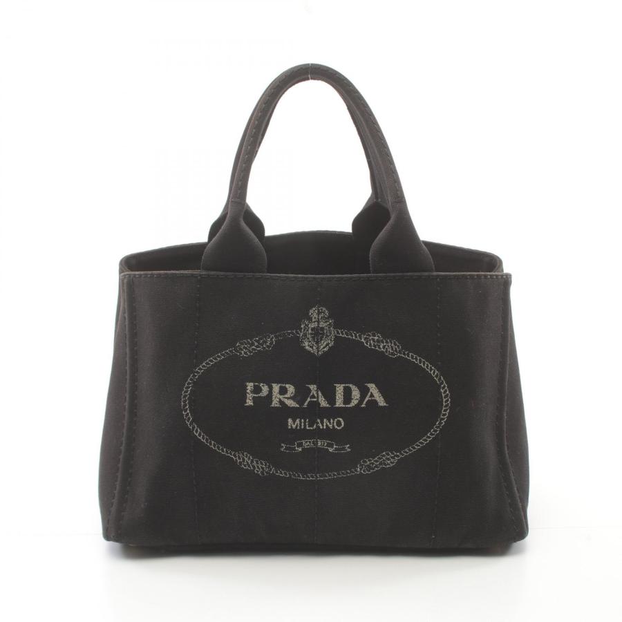 PRADA（プラダ） カナパ ブランドオフ キャンバス トートバッグ