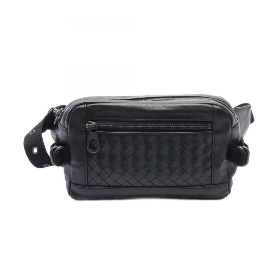 美品 BOTTEGA VENETA ボディ ウエストバッグ イントレチャート BOTTEGA VENETA - ボッテガヴェネタ イントレチャート ボディバッグ