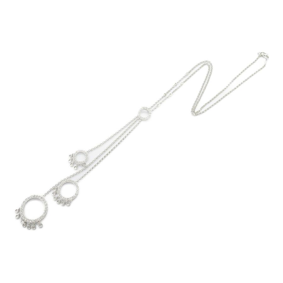 ジュエリー ダイヤモンド ネックレス ブランドオフ JEWELRY K18WG  