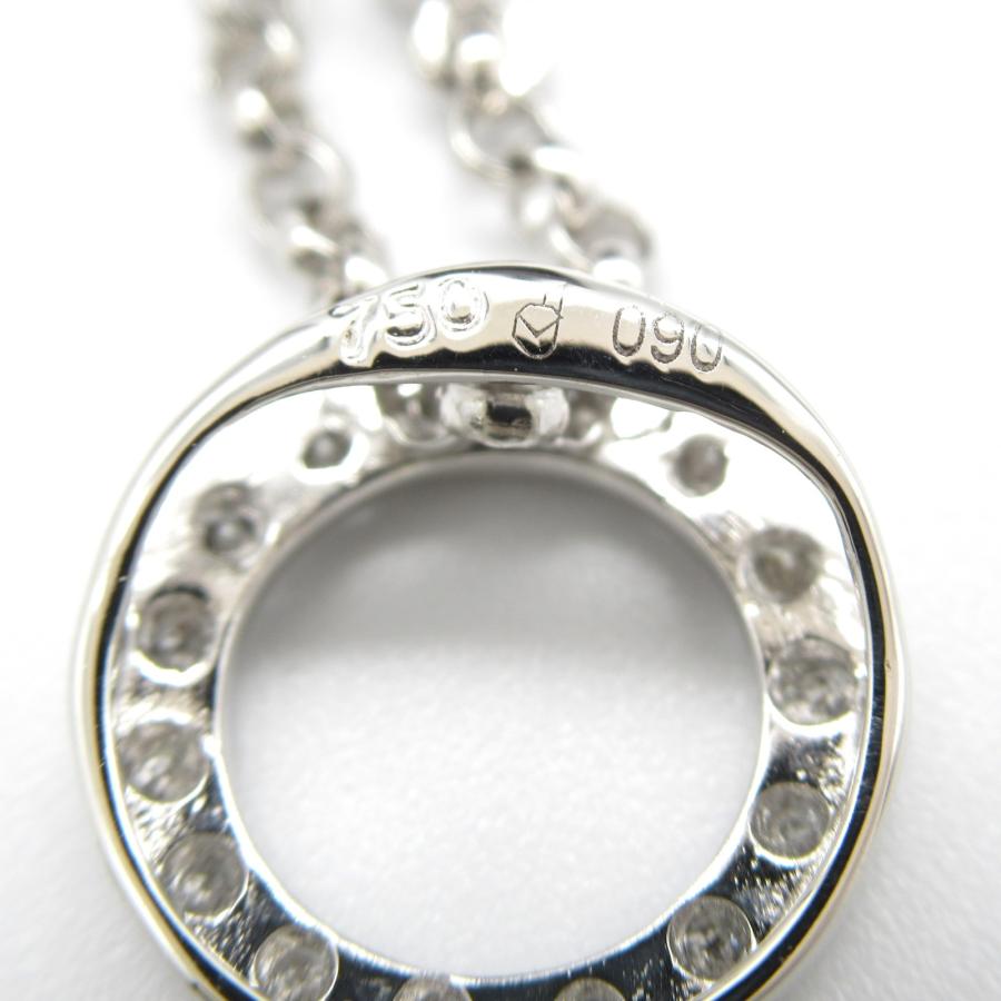 ジュエリー ダイヤモンド ネックレス ブランドオフ JEWELRY K18WG  