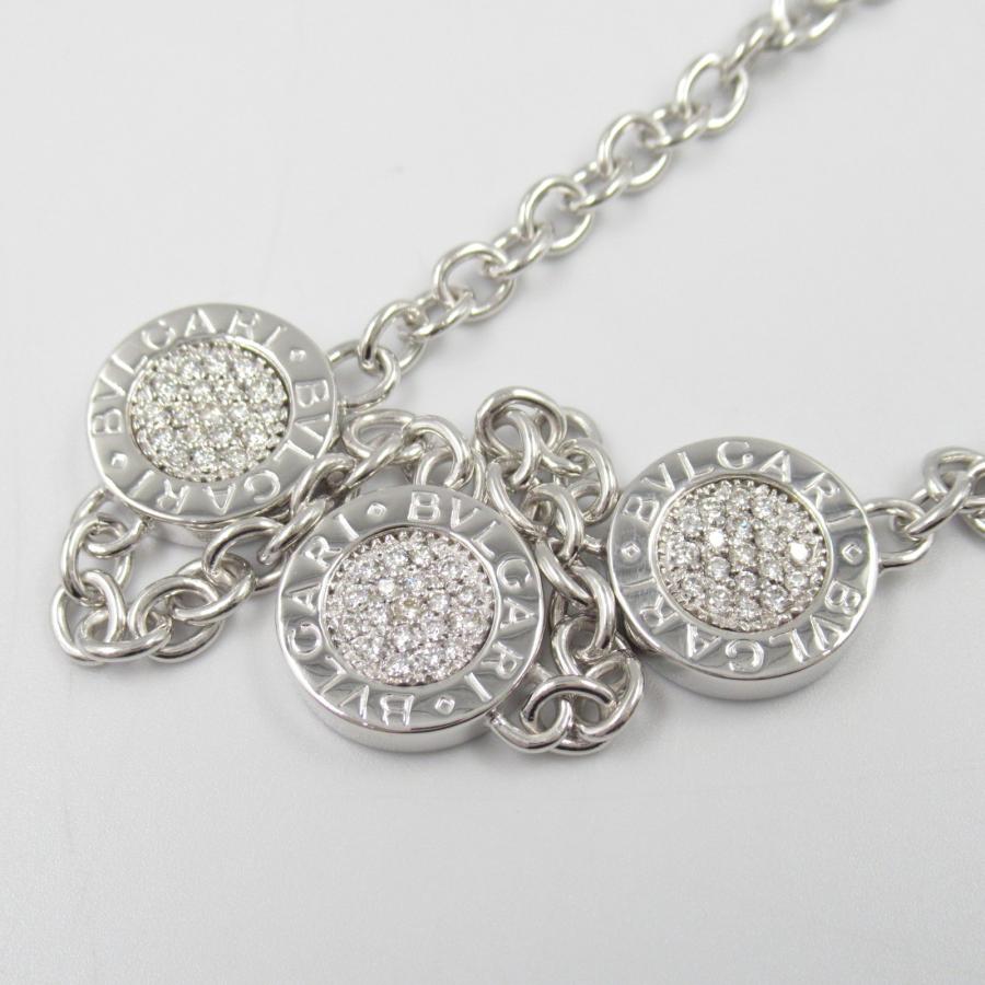 BVLGARI ブルガリ ブルガリブルガリ オニキス ダイヤ ネックレス  