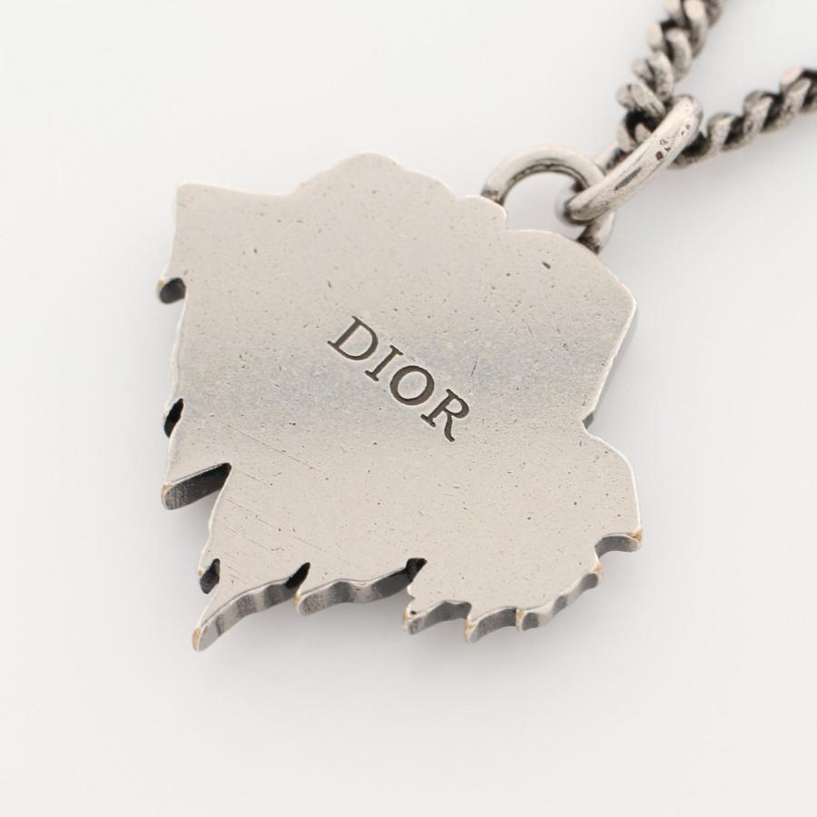 新品　Christian Dior ディオール　チャーム＆ネックレス　ステンレス ディオール ブランドオフ Dior ステンレススチール ネックレス 真鍮