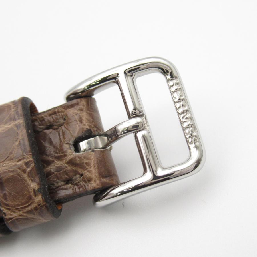 HERMES エルメス Hウォッチミニ ダイヤベゼル ブランドオフ HERMES エルメス Hウォッチミニ ダイヤベゼル ブランドオフ