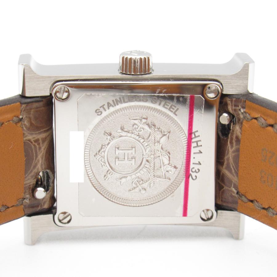 HERMES エルメス Hウォッチミニ ダイヤベゼル ブランドオフ HERMES エルメス Hウォッチミニ ダイヤベゼル ブランドオフ