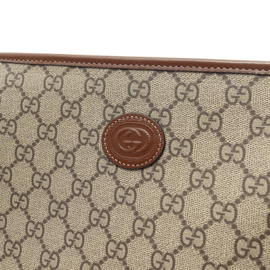 インターロッキングG GGスプリーム ブランドオフ GUCCI PVCコーティングキャンバス セカンドバッグ クラッチバッグ GGスプリームキ 【カップ】