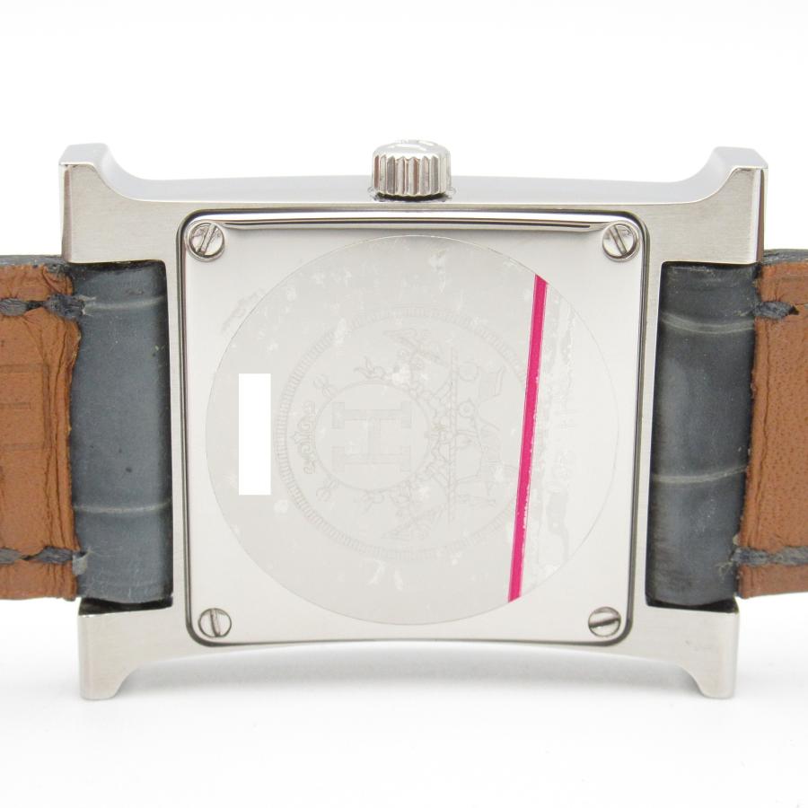 HERMES（エルメス） Hウォッチ ダイヤベゼル ブランドオフ ステンレス