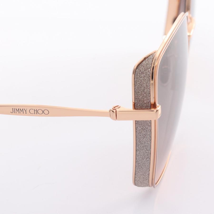 【美品】ジミー チュウ JIMMY CHOO サングラス ケース付き♪ ジミーチュウキャットアイ サングラス ピンク レディース メタル