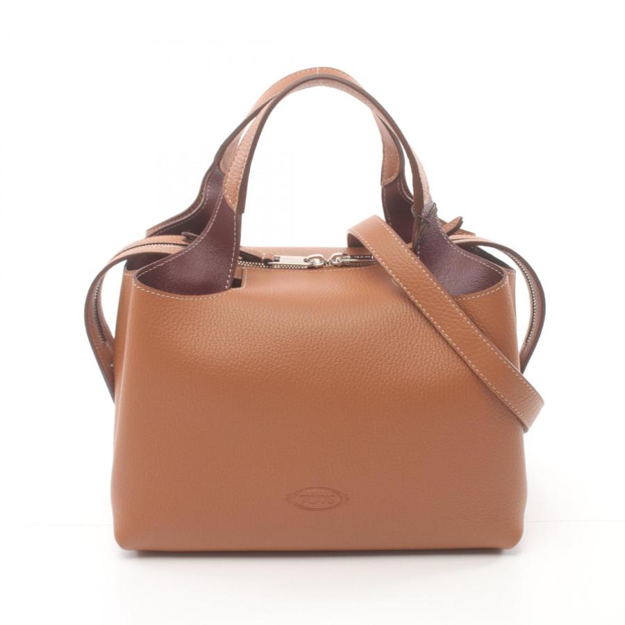 トッズ バウレット ブランドオフ TOD'S レザー ハンドバッグ