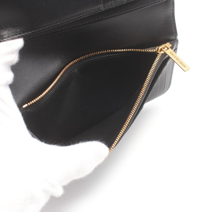 BALENCIAGA バレンシアガ モナコ ブランドオフ レザー 二つ折り BALENCIAGA バレンシアガ モナコ ブランドオフ レザー 二つ折り