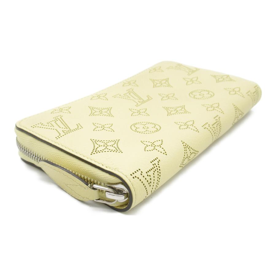 ［美品]ルイヴィトン マヒナ ジッピーラウンド 長財布 ブラック 箱・保護袋付 LOUIS VUITTON（ルイ・ヴィトン） ジッピー・ウォレット ラウンド長