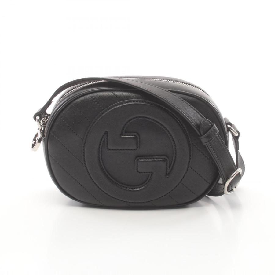 GUCCI グッチ ブロンディ ブランドオフ レザー ショルダーバッグ GUCCI グッチ ブロンディ ブランドオフ レザー ショルダーバッグ