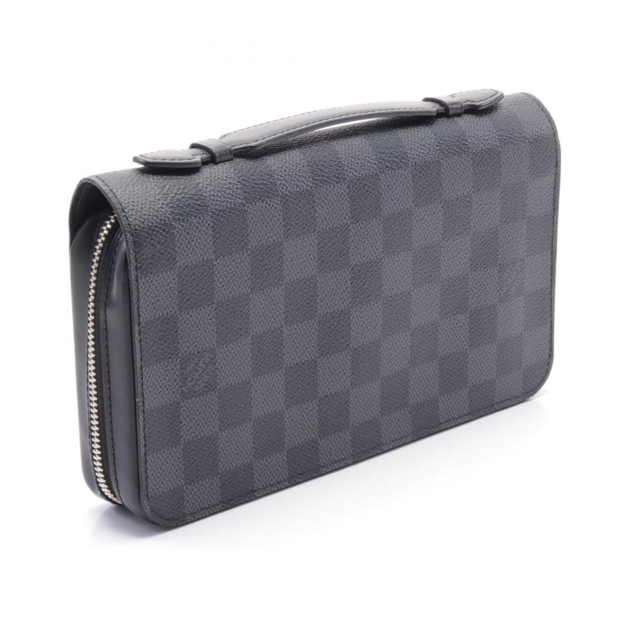 【美品】ルイヴィトン　ダミエグラフィット　ジッピーXL 長財布　黒　885 LOUIS VUITTON（ルイ・ヴィトン） ジッピーXL ブランドオフ ラウンド長