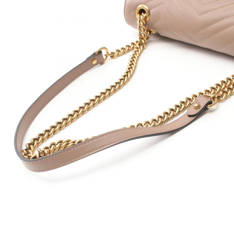 GUCCI  GGマーモント　キルティングショルダーバッグ　スモール　美品 GUCCI（グッチ） GGマーモント キルティング スモール ブランドオフ