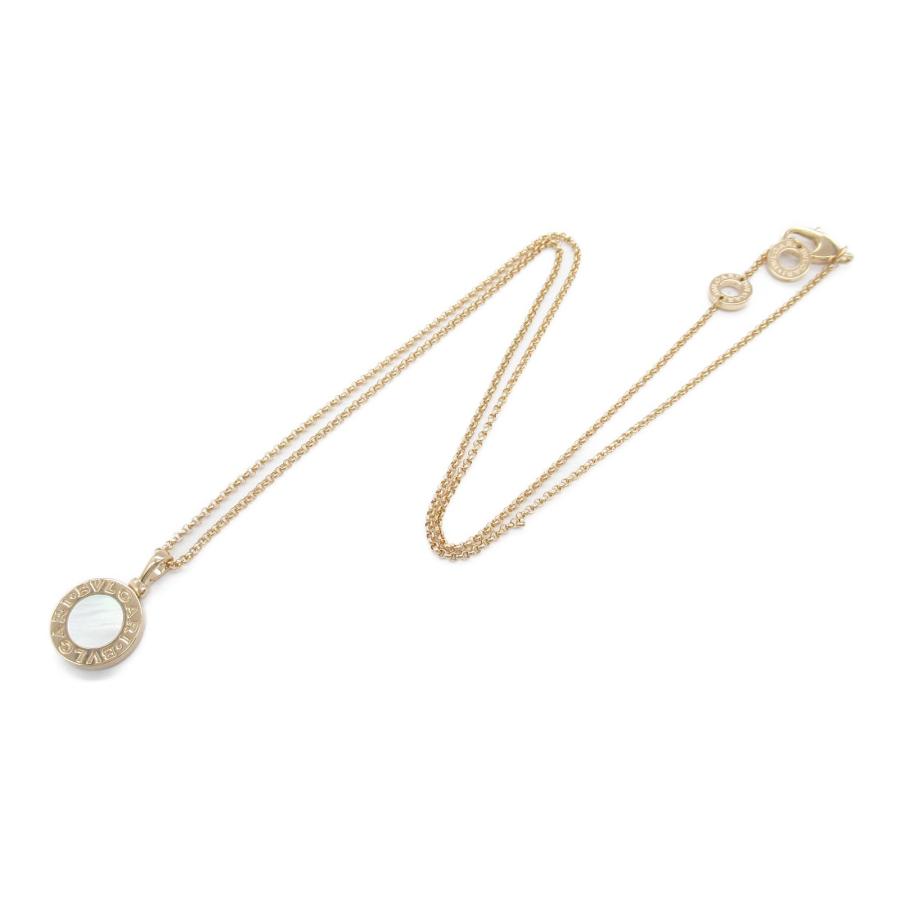 BVLGARI ブルガリ ブルガリブルガリ マザーオブパール ネックレス  