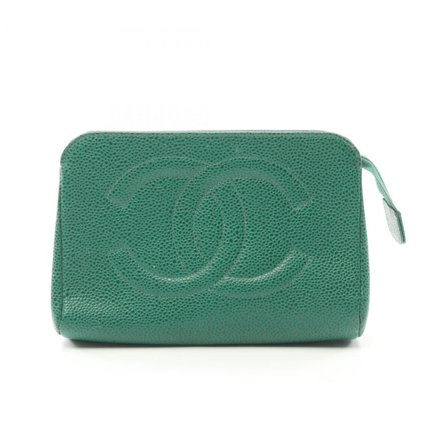 CHANEL シャネル デカココマーク ブランドオフ キャビアスキン CHANEL シャネル デカココマーク ブランドオフ キャビアスキン