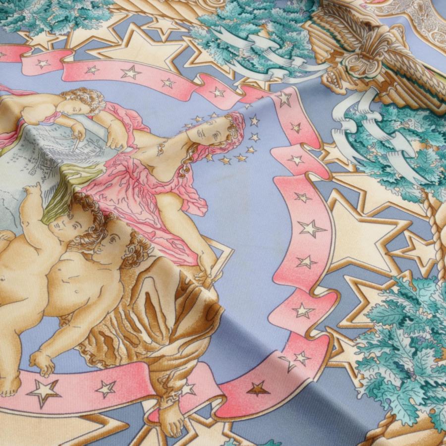 HERMES エルメス カレ90 DANS LES ESPRITS ブランドオフ シルク  