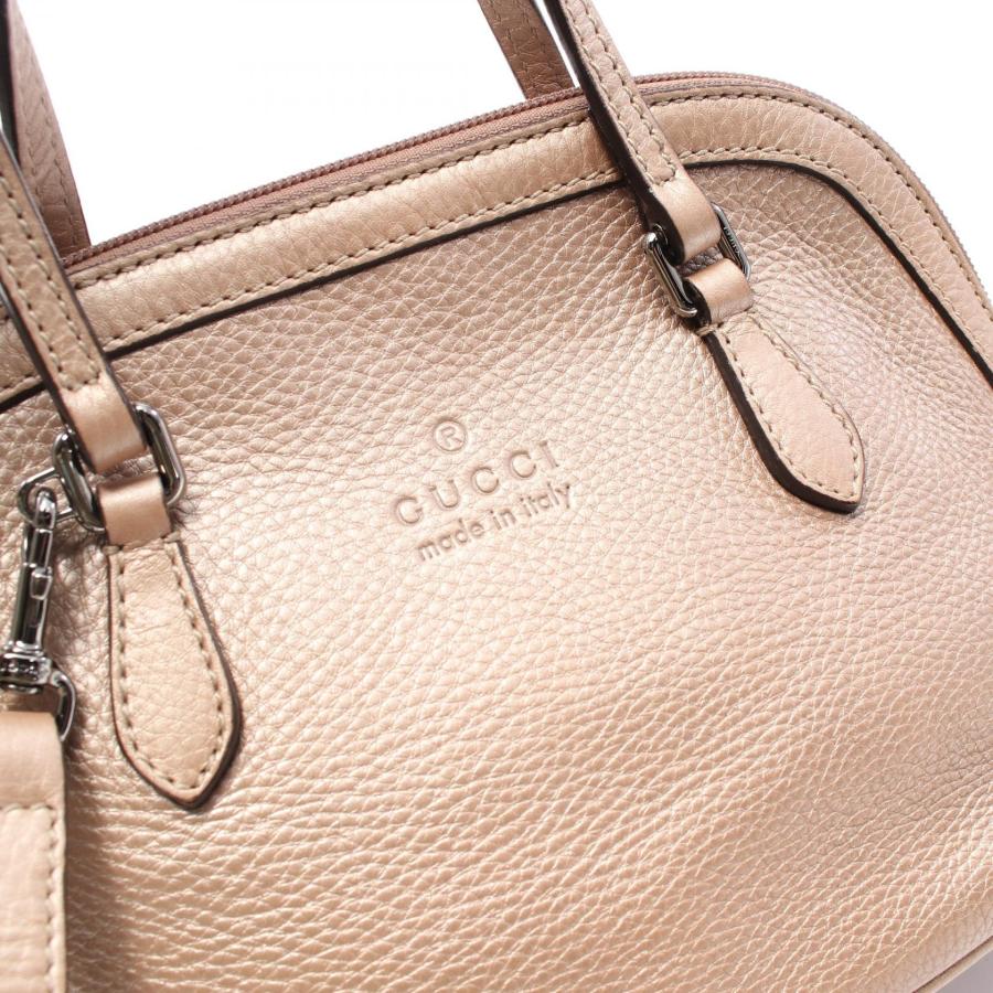 GUCCI（グッチ） ブランドオフ レザー ハンドバッグ カーフ 中古