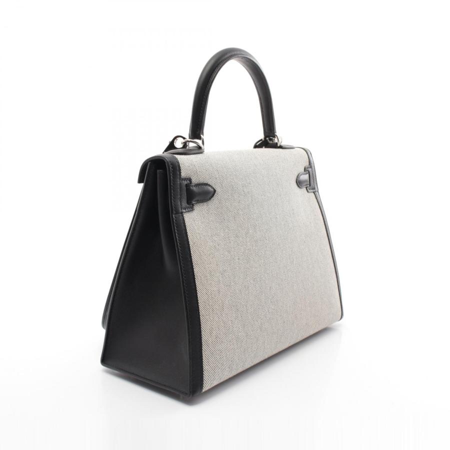 HERMES（エルメス） ケリー28 ブランドオフ キャンバス ハンドバッグ