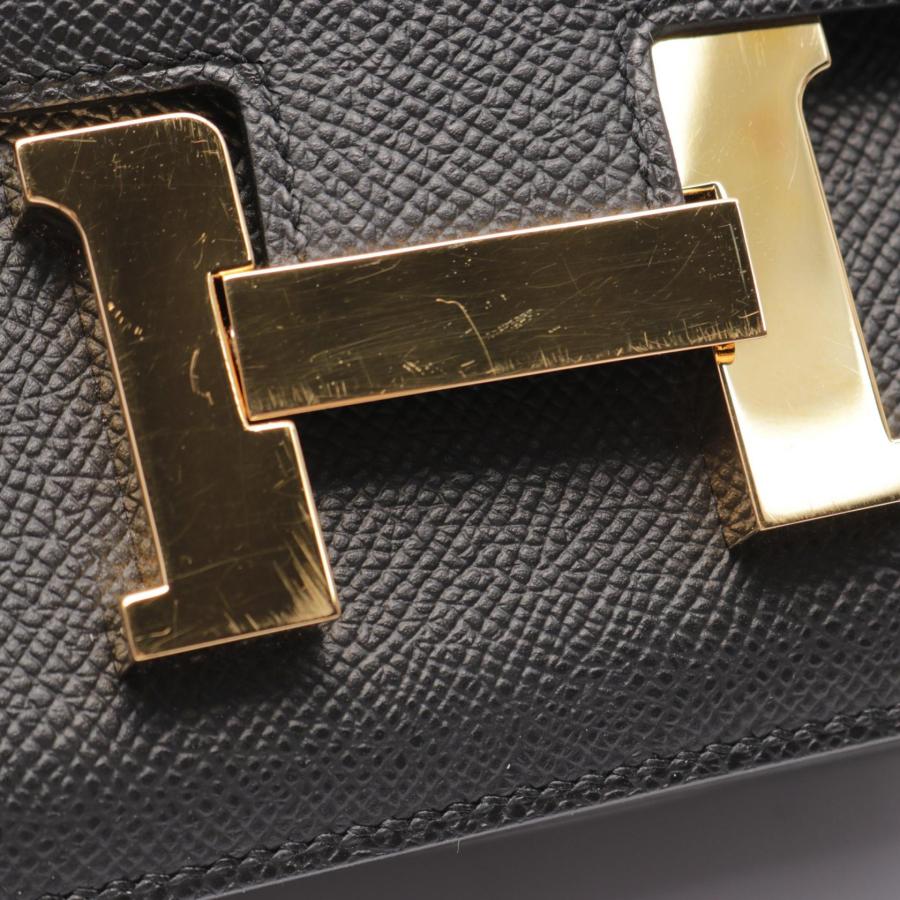 エルメス HERMES コンスタンス3 ミニ ショルダーバッグ バッグ レザー ヴォーエプソン ヴォーエプソン レディース ブラック系 【中古】 エルメス HERMES コンスタンス3ミニ Y刻 ブラック シルバー金具 ヴォー