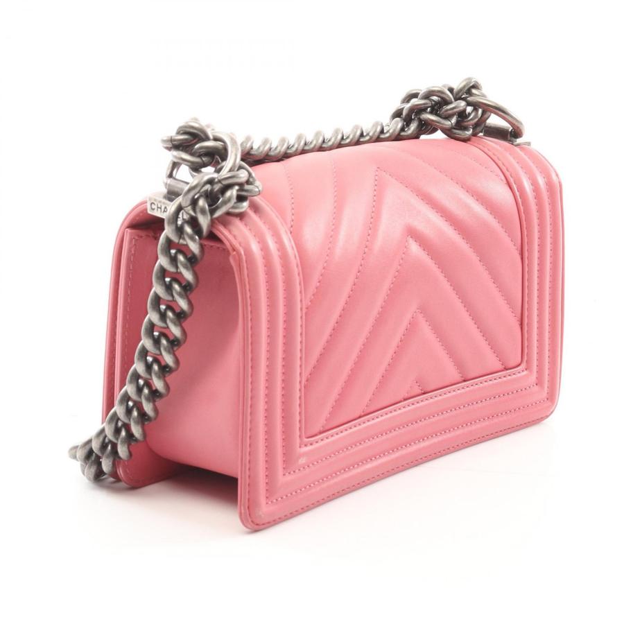 CHANEL シャネル ボーイシャネル スモール シェブロン Vステッチ  