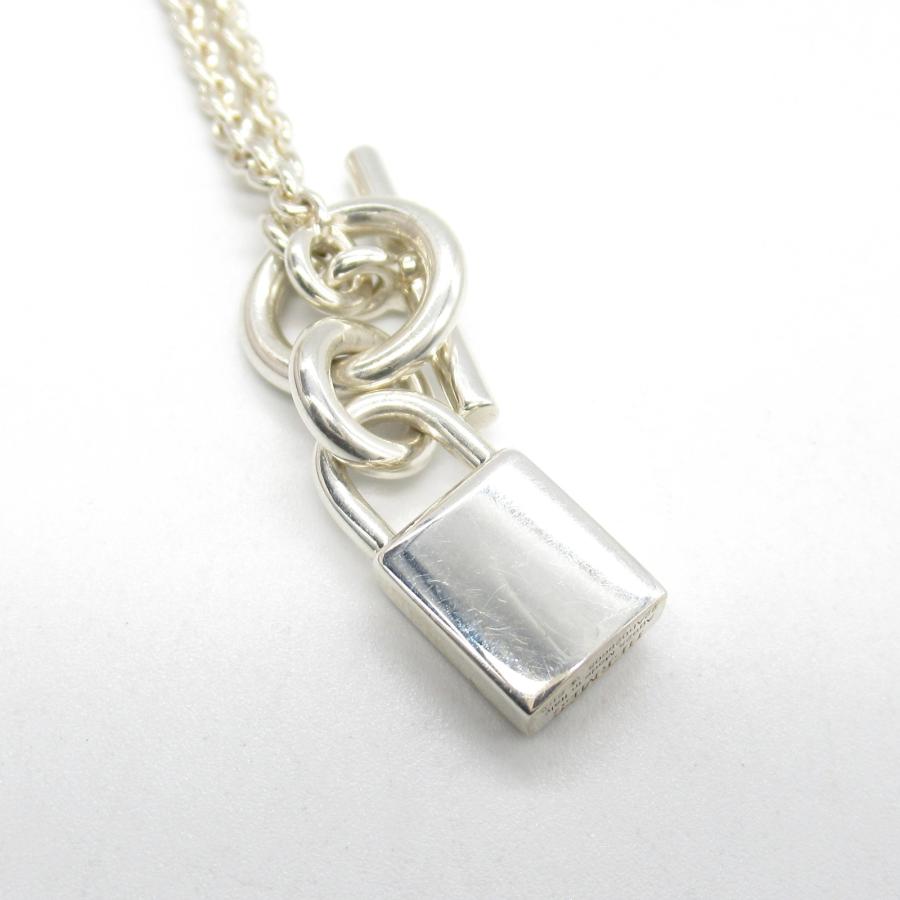 ❤お得なお品❤カデナアミュレットシルバーネックレス SILVER925 エルメス HERMES（エルメス） アミュレット カデナ ネックレス ブランドオフ