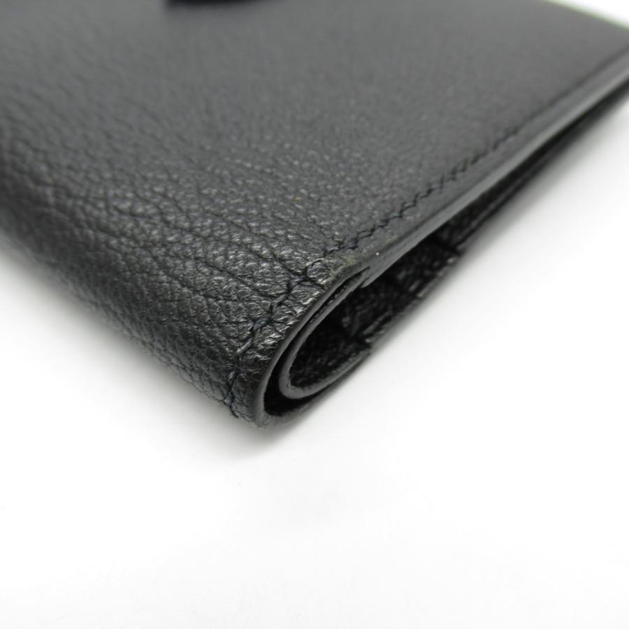HERMES エルメス ベアンコンパクト ブラック 二つ折り財布 HERMES エルメス ベアンコンパクト ブラック 二つ折り財布