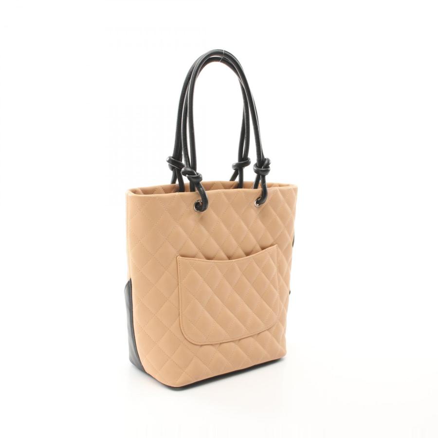 CHANEL カンボンラインミディアムトートバッグ CHANEL（シャネル） カンボンライン ミディアム ブランドオフ レザー