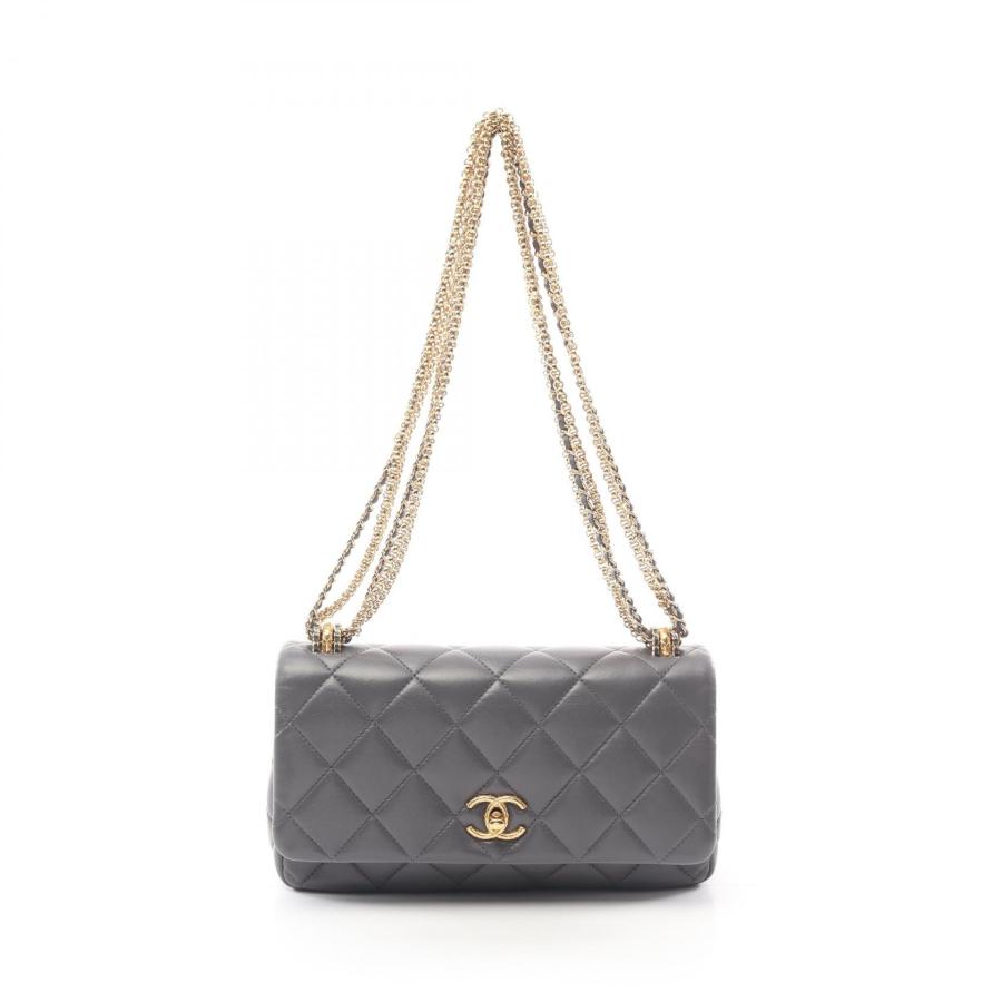 CHANEL シャネル マトラッセ ブランドオフ ラムスキン(羊革 CHANEL シャネル マトラッセ ブランドオフ ラムスキン(羊革