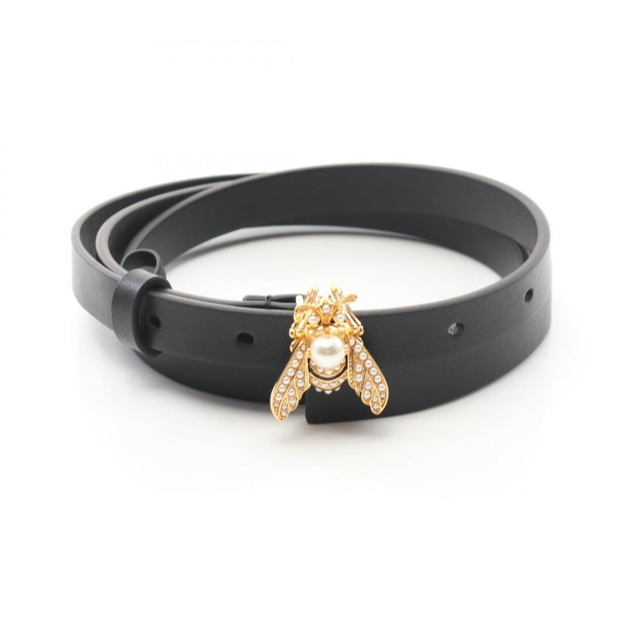 ディオール ビー ブランドオフ Dior レザー ベルト 中古 ディオール ビー ブランドオフ Dior レザー ベルト 中古
