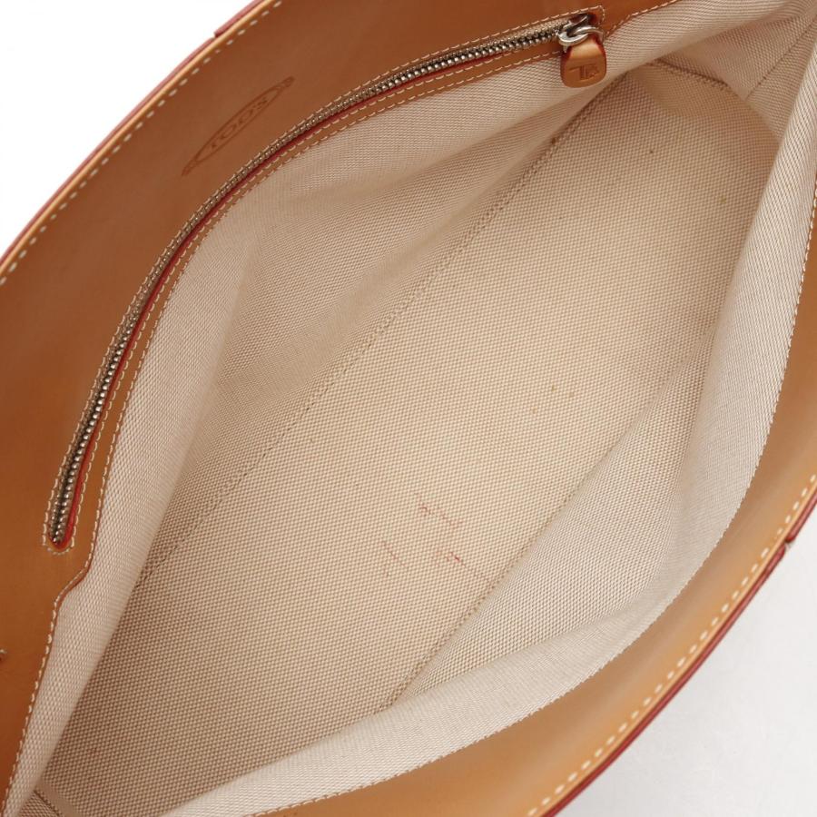 トッズ Dバッグ ブランドオフ TOD'S レザー トートバッグ 中古