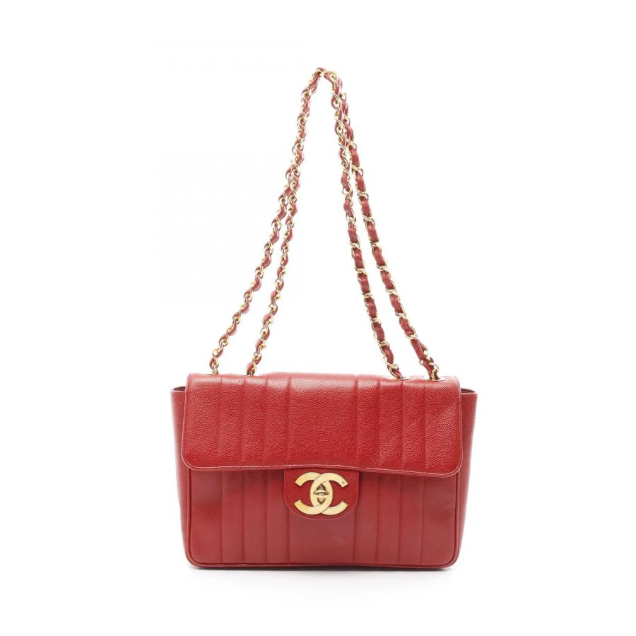 CHANEL（シャネル） マドモアゼル ブランドオフ キャビアスキン(グレ