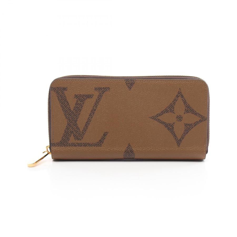 ★極美品☆ルイヴィトン ジッピーパース モノグラムジャイアント 茶 財布 LOUIS VUITTON（ルイ・ヴィトン） ジッピーウォレット モノグラム