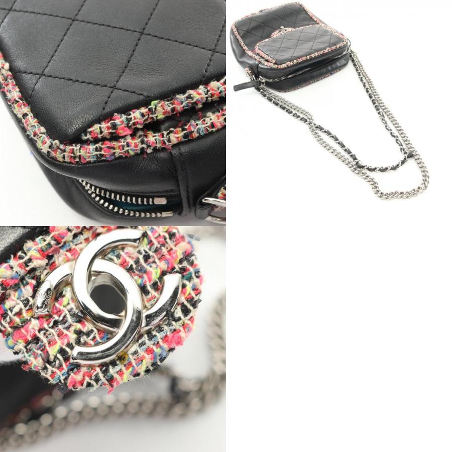 シャネル ラムスキン マトラッセ ツイード ショルダーバッグ ハンドバッグ 広尾店】 シャネル CHANEL ツイード2.55マトラッセ 昆虫モチーフ