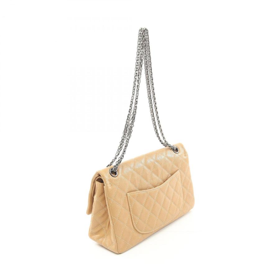 CHANEL（シャネル） 2.55 マトラッセ Wフラップ ブランドオフ キャビア 
