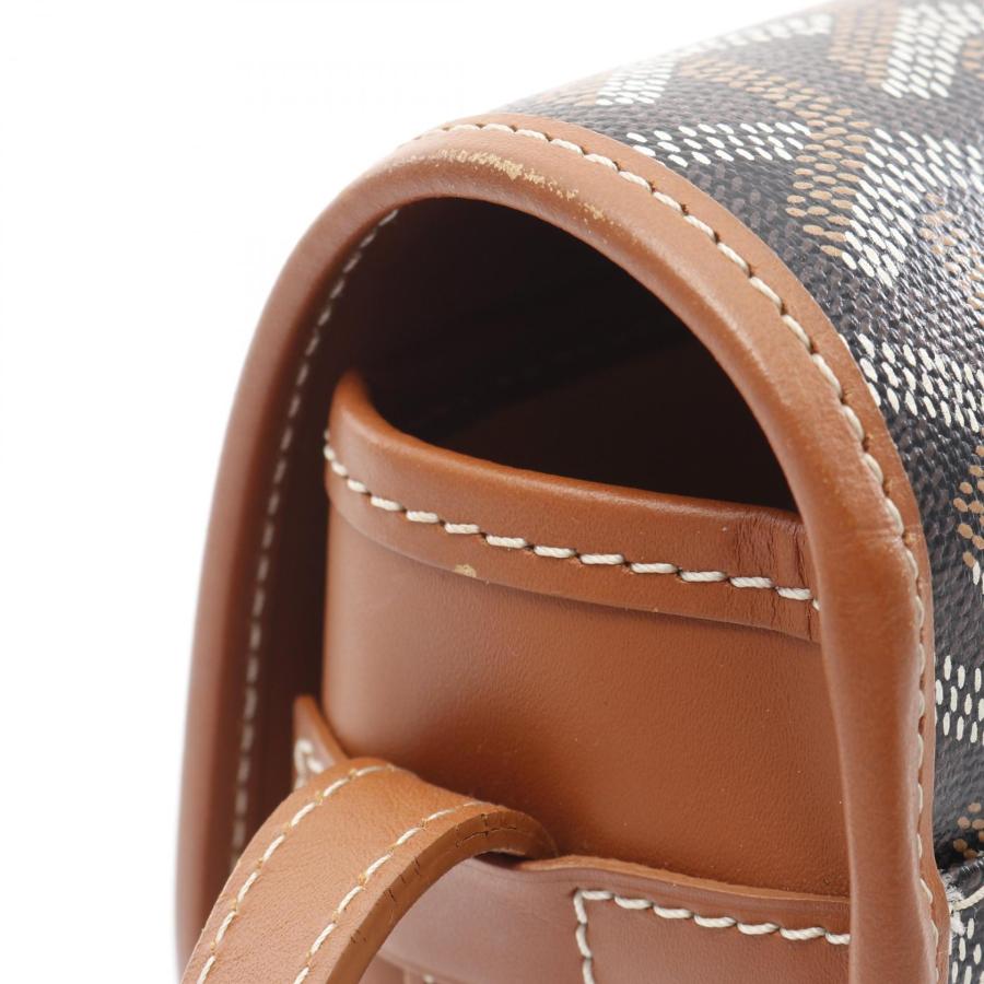 GOYARD ゴヤール ゴヤール ベルヴェデーレPM ショルダーバック ブラウン PVCレザー GOYARD（ゴヤール） ベルヴェデーレPM ショルダーバック ブラウン PVC