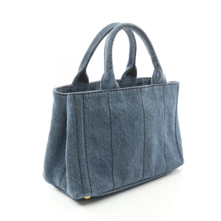 PRADA プラダ CANAPA カナパ ブランドオフ デニム トートバッグ PRADA プラダ CANAPA カナパ ブランドオフ デニム トートバッグ