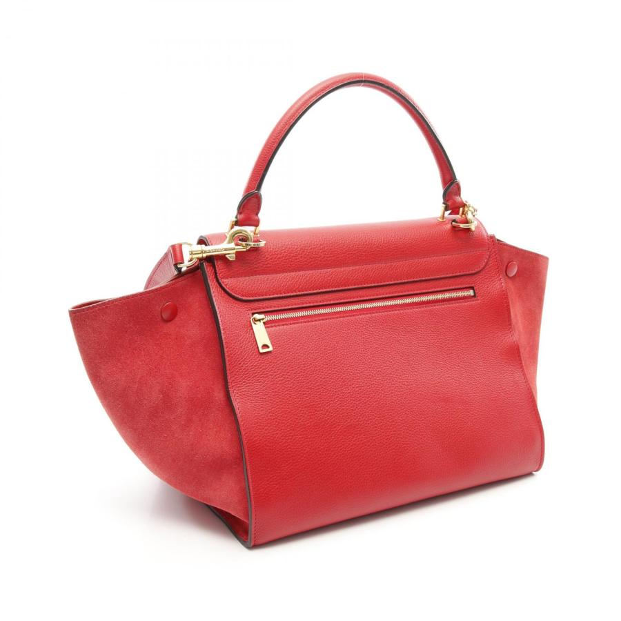 CELINE（セリーヌ） トラペーズ ミディアム ブランドオフ レザー