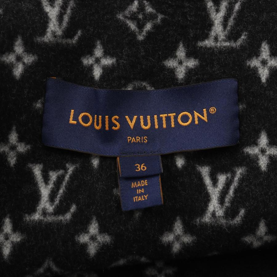 ルイ・ヴィトン リブフードダブルフェイスケープ ブランドオフ LOUIS VUITTON ポンチョ 中古 レディースの画像