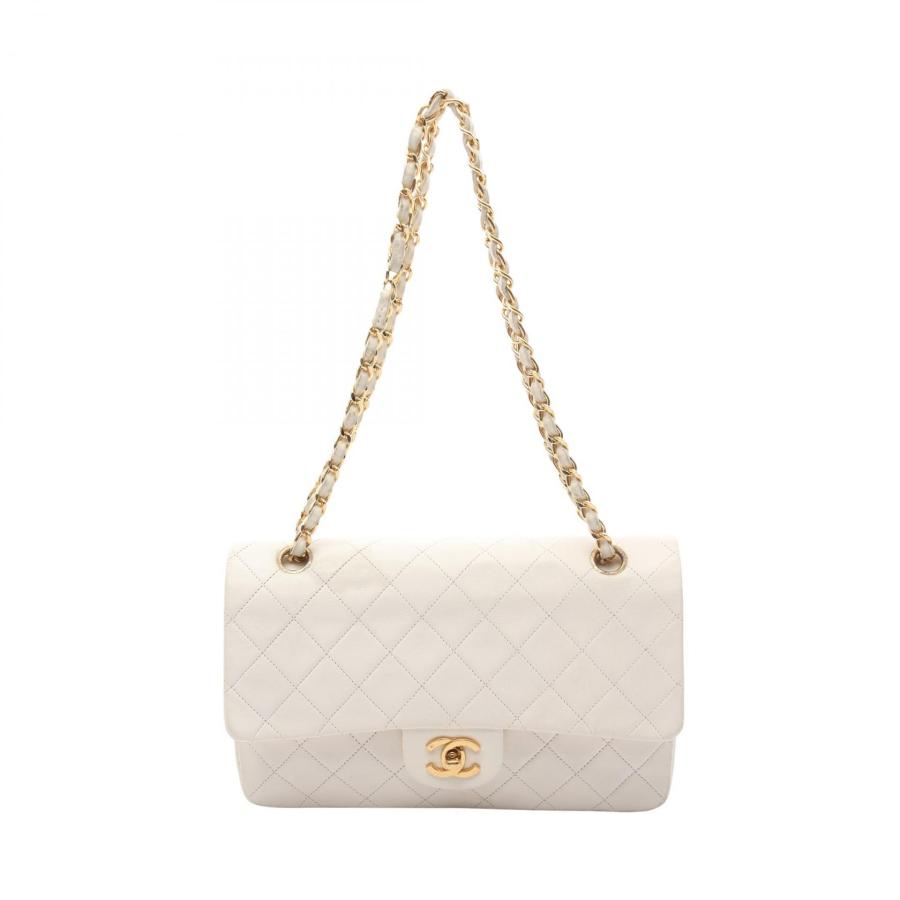 シャネル CHANEL マトラッセ Wフラップ ショルダーバッグ バッグ ラムスキン（羊革） レディース ベージュ系 【中古】 CHANEL（シャネル） マトラッセ Wフラップ ブランドオフ ラムスキン