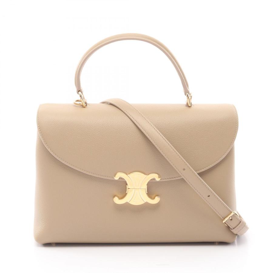 CELINE（セリーヌ） ミディアム ニノ ブランドオフ レザー