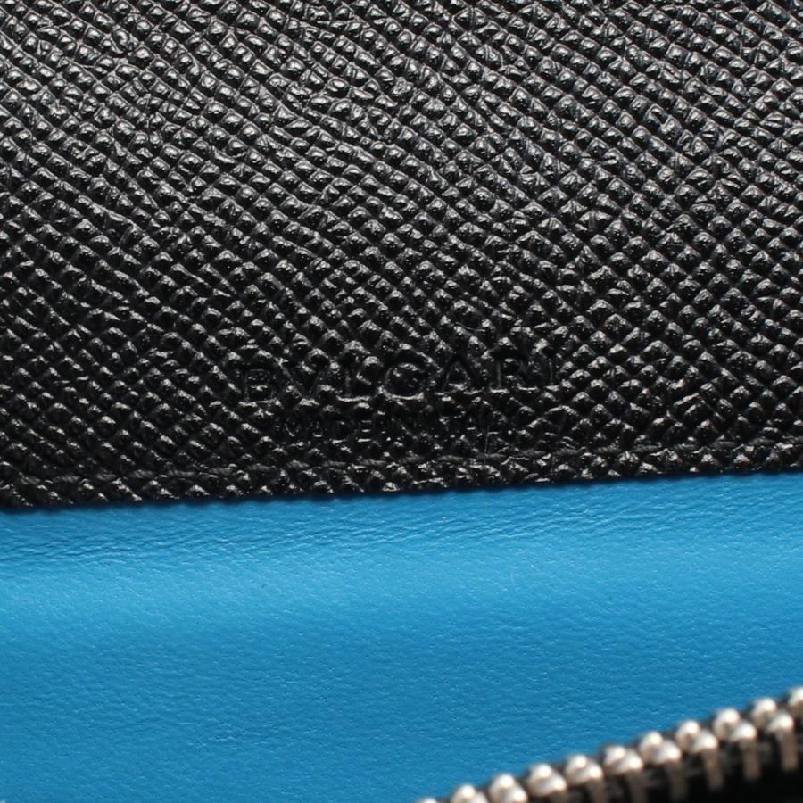 美品☆ブルガリBVLGARI マネークリップ ネイビー レザー メンズ BVLGARI ブルガリ ブルガリブルガリ クリップ ブランドオフ