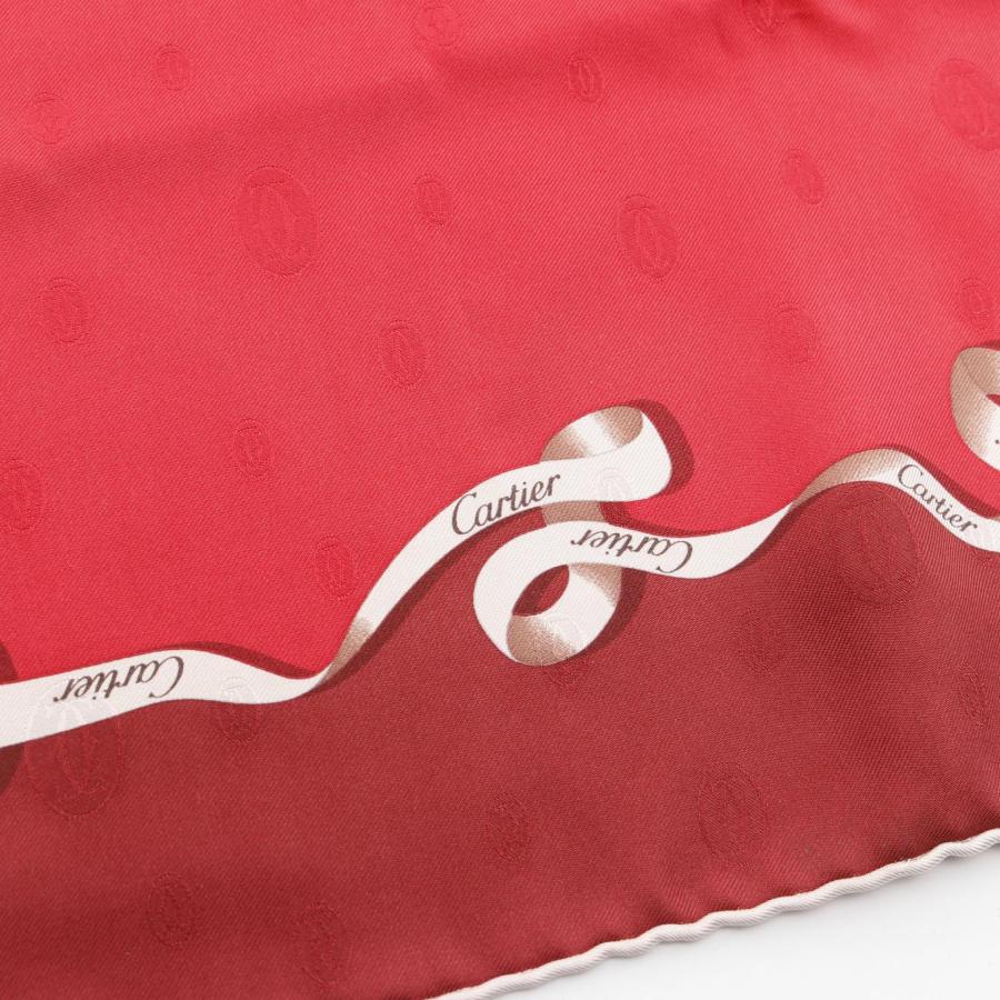 Cartier（カルティエ） 2C ブランドオフ シルク スカーフ シルク