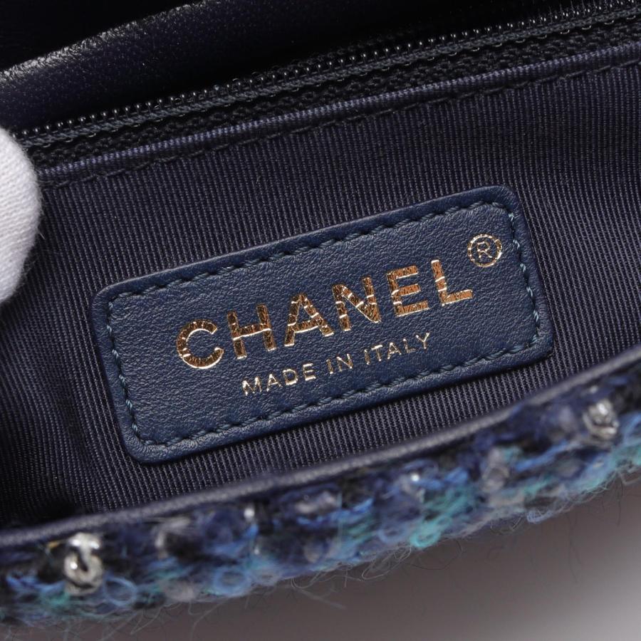 CHANEL（シャネル） Wフラップ ツイード ブランドオフ レザー