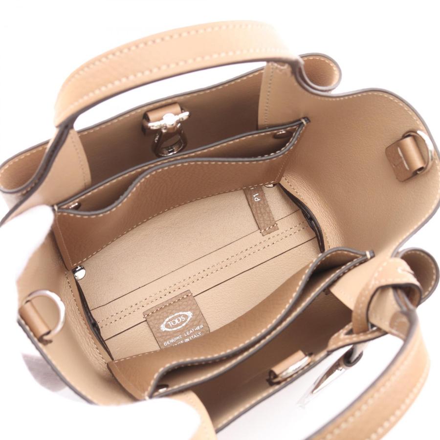 トッズ Tタイムレス マイクロ ブランドオフ TOD'S レザー ハンドバッグ