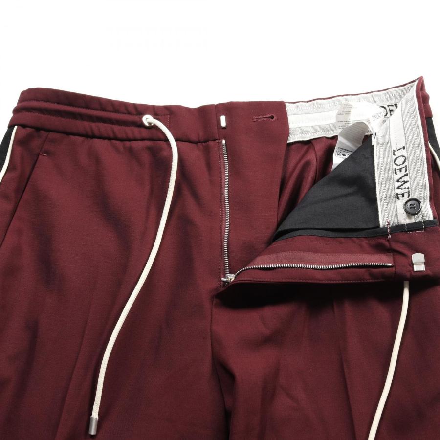 LOEWE（ロエベ） ドローストリング ブランドオフ ウール パンツ 中古